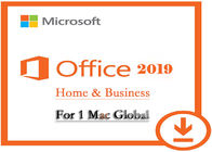 Σπίτι του Microsoft Office 2019 και επιχειρησιακή σφαιρική βασική άδεια μόνο για τη Mac 1 χρήστης