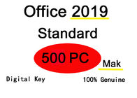 Πολύγλωσσος βασικός κώδικας του Microsoft Office 2019, τυποποιημένο κλειδί γραφείων 2019 500 PC