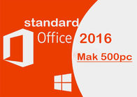 Του Microsoft Office 2016 τυποποιημένος χρήστης αδειών 500PC έκδοσης βασικός