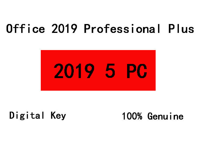 Αποδεσμεύστε τον απολογισμό Microsoft Office το 2019 υπέρ συν το βασικό λειτουργικό σύστημα 5PC
