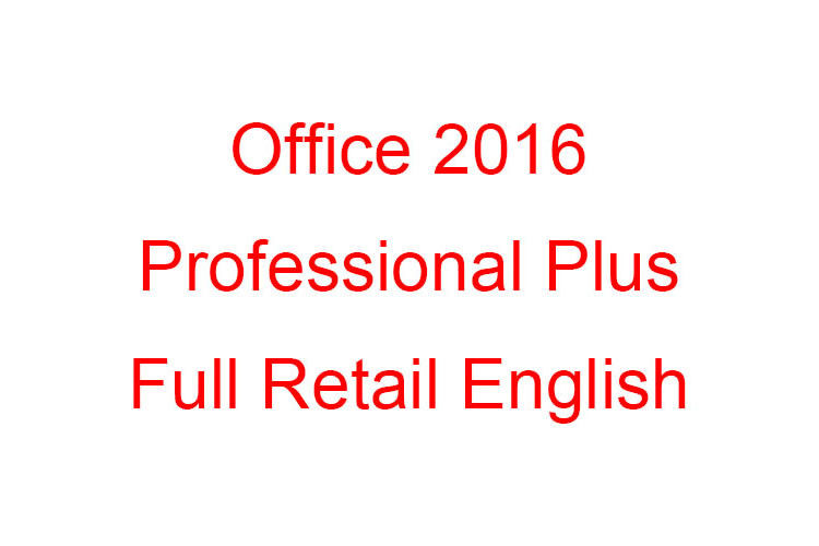 Επαγγελματίας του Microsoft Office 2016 500 χρηστών συν το λιανικό βασικό σχήμα ηλεκτρονικού ταχυδρομείου